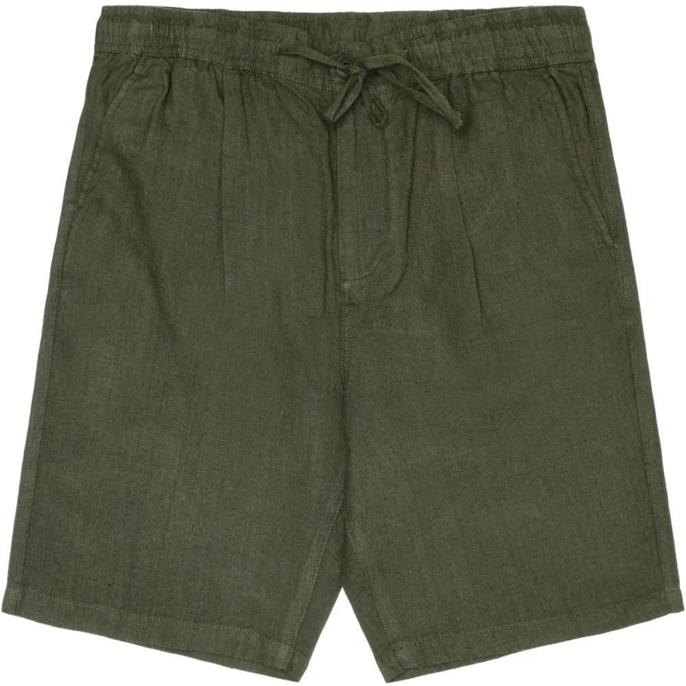 KnowledgeCotton Apparel Herren Fig Loose Linen Shorts