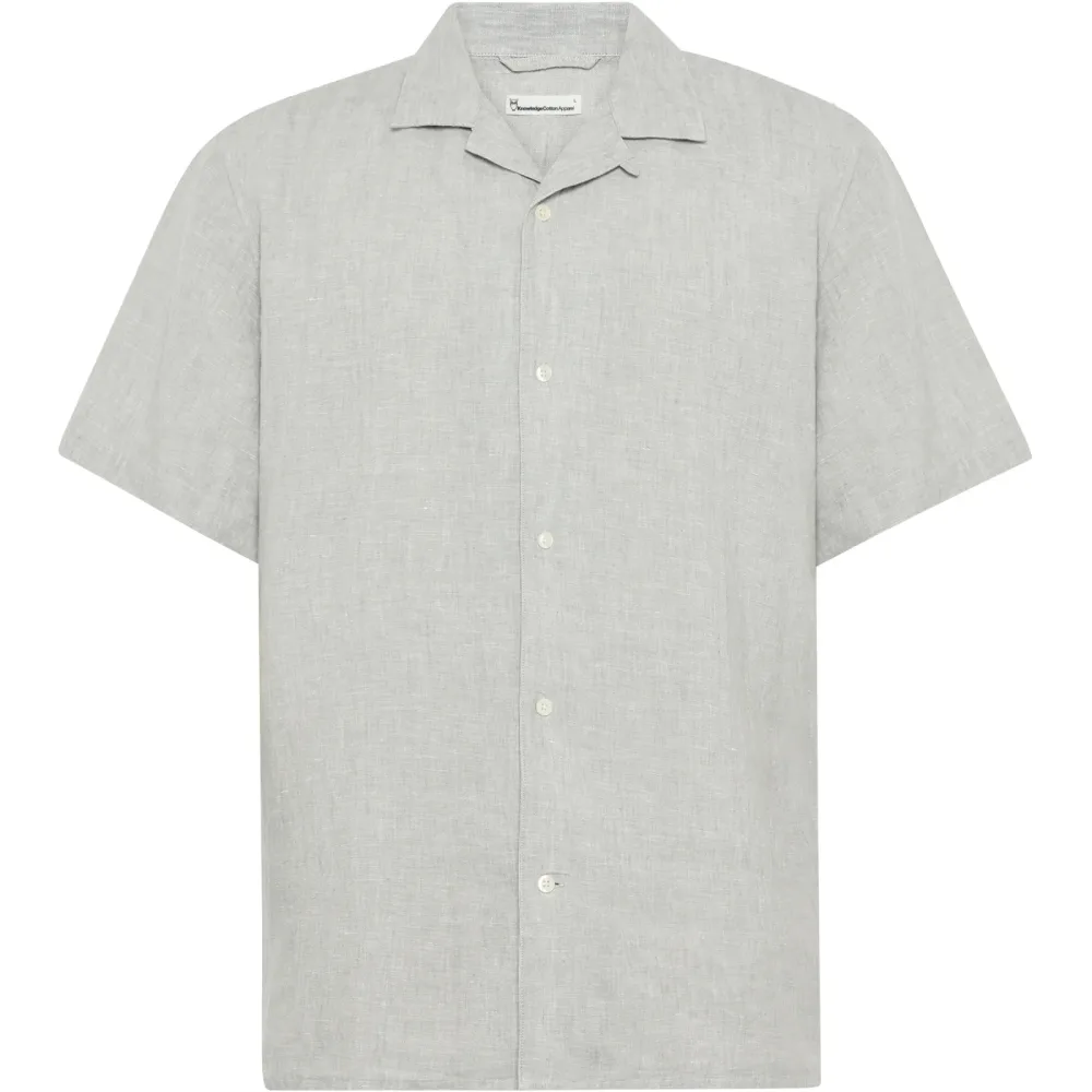 KnowledgeCotton Apparel Herren Box Linen Hemd