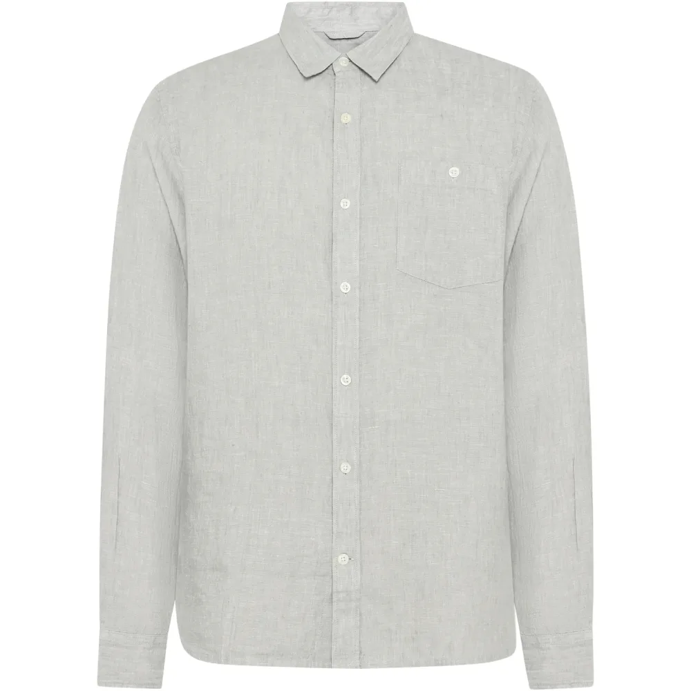KnowledgeCotton Apparel Herren Linen Hemd