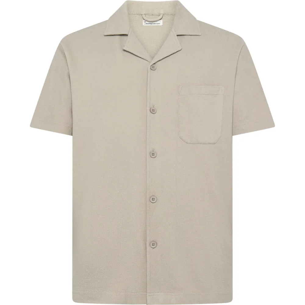 KnowledgeCotton Apparel Herren Box Fit Bouclé Hemd