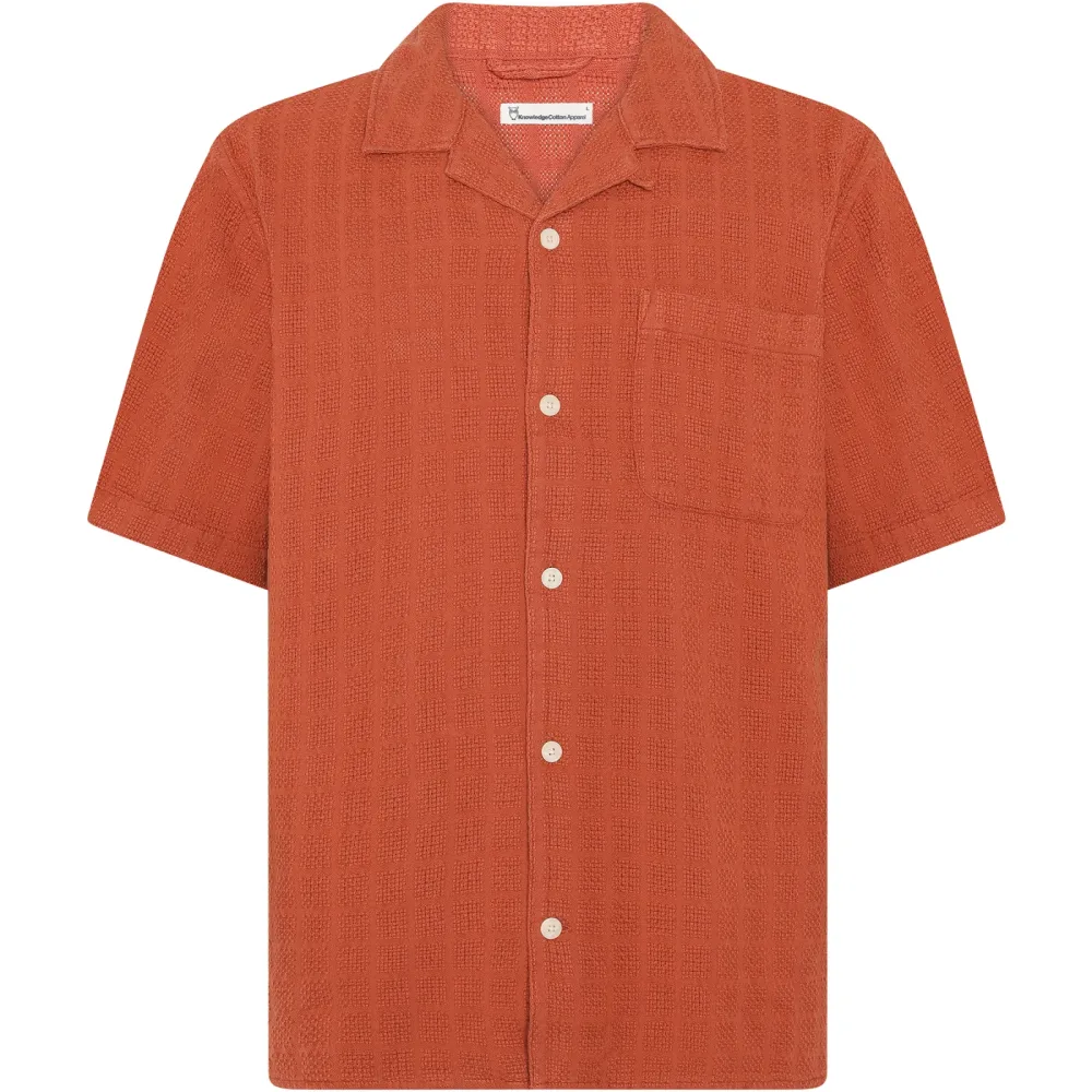 KnowledgeCotton Apparel Herren Structure Hemd