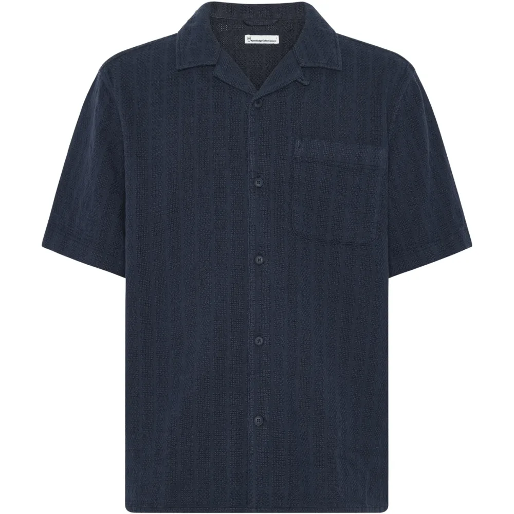 KnowledgeCotton Apparel Herren Structure Hemd