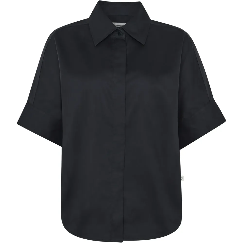 KnowledgeCotton Apparel Herren Linen-Mix Hemd