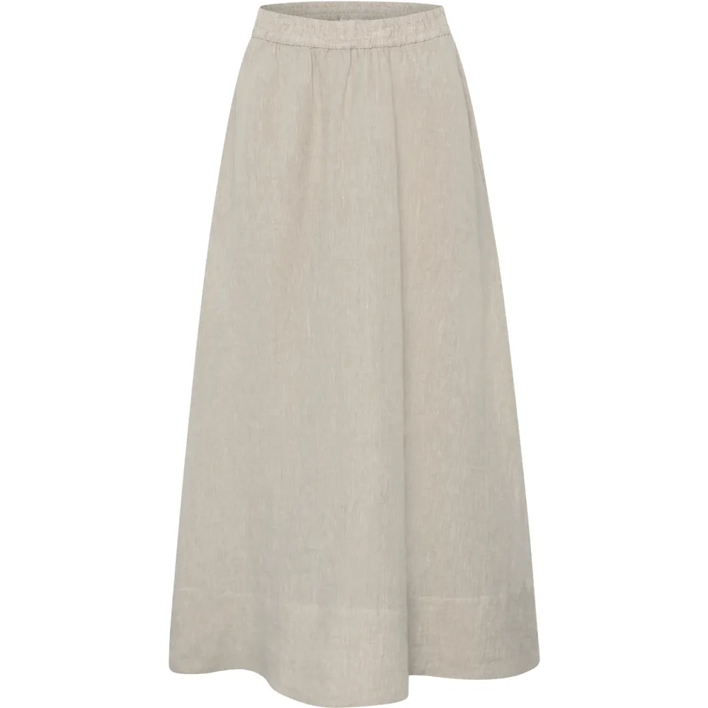 KnowledgeCotton Apparel Damen Linen Rock