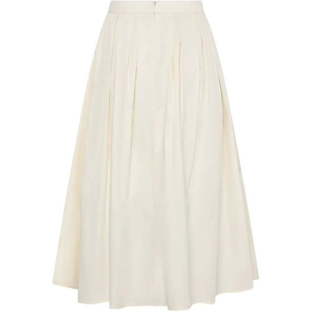 KnowledgeCotton Apparel Damen Pleated Satin Rock