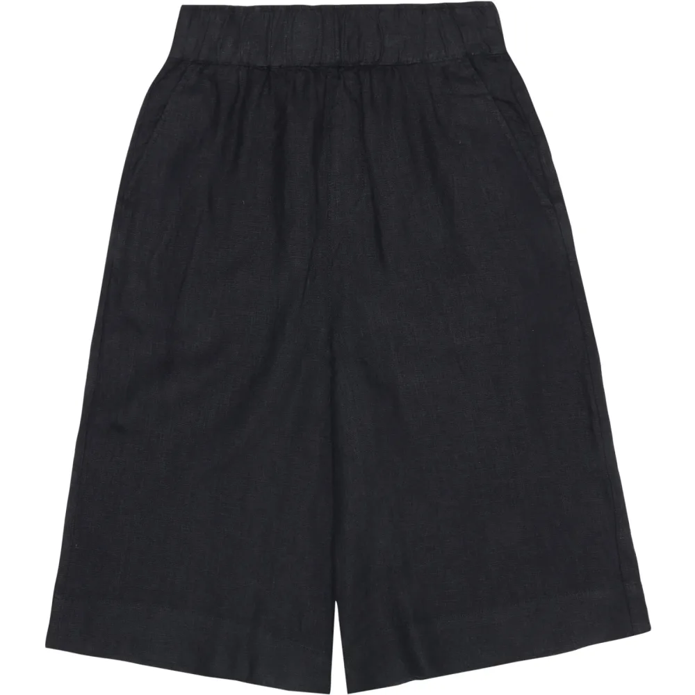 KnowledgeCotton Apparel Damen Eve Culotte High-Rise Wide Linen Shorts