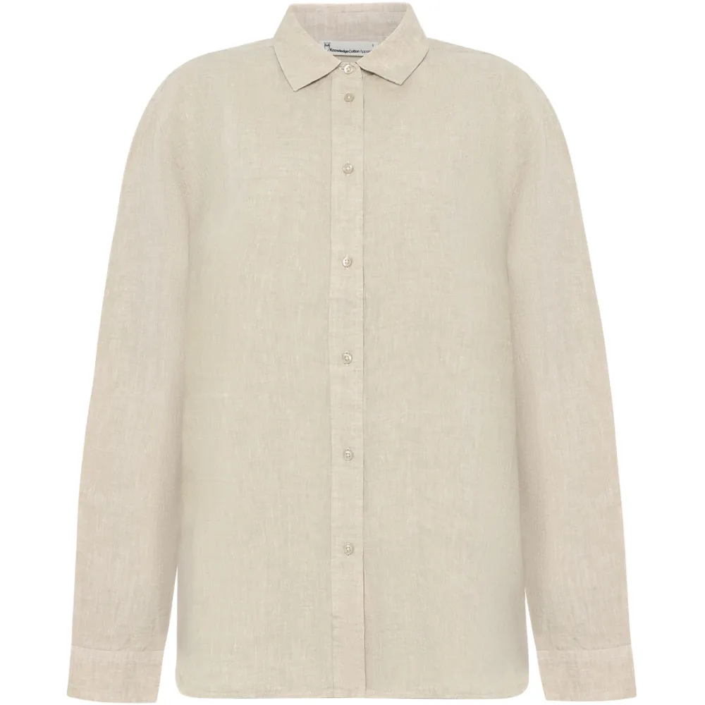 KnowledgeCotton Apparel Damen Loose Linen Bluse