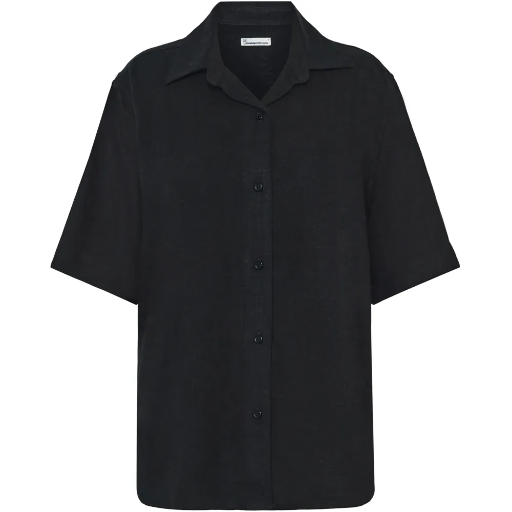 KnowledgeCotton Apparel Damen Linen-Mix Bluse