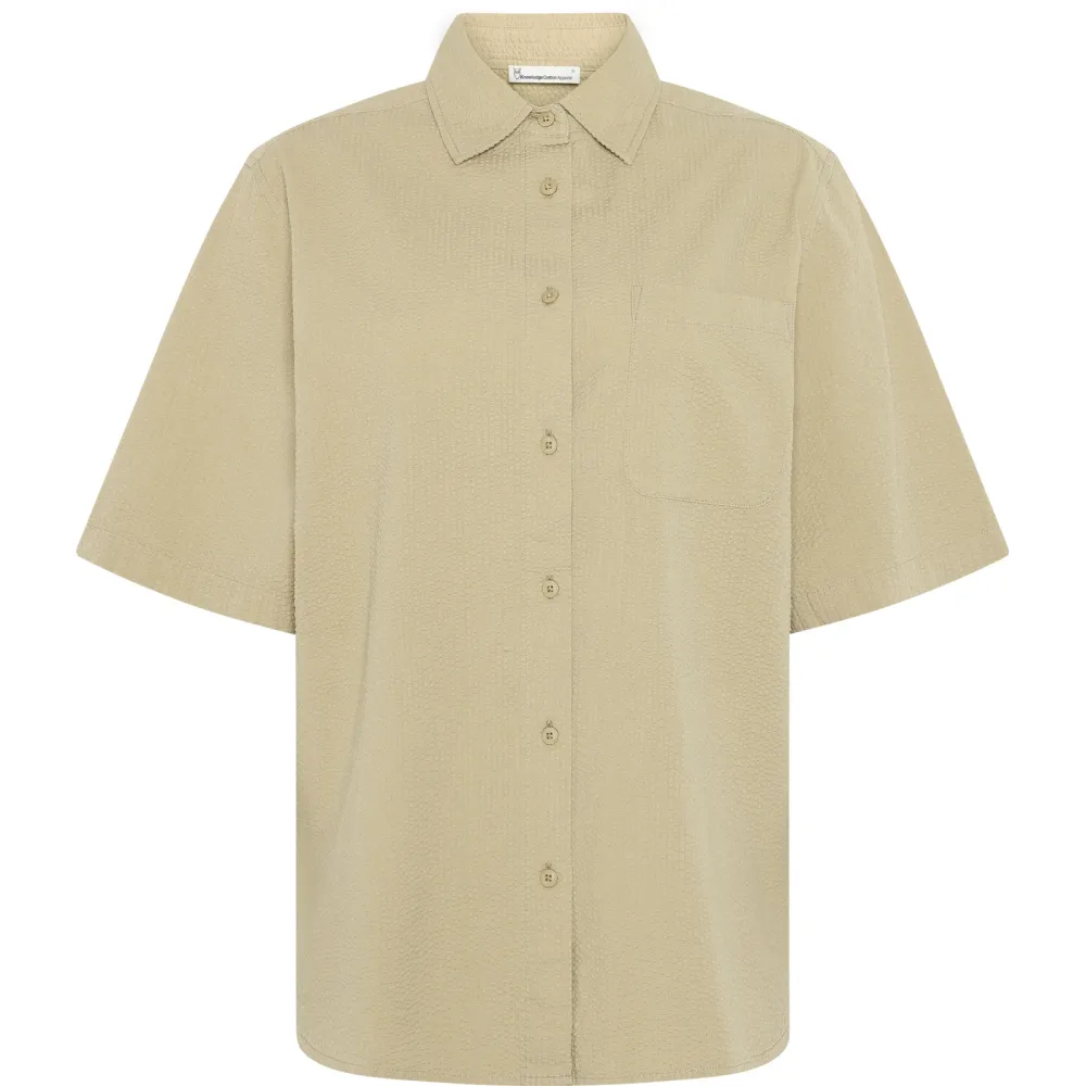KnowledgeCotton Apparel Damen Seersucker Bluse