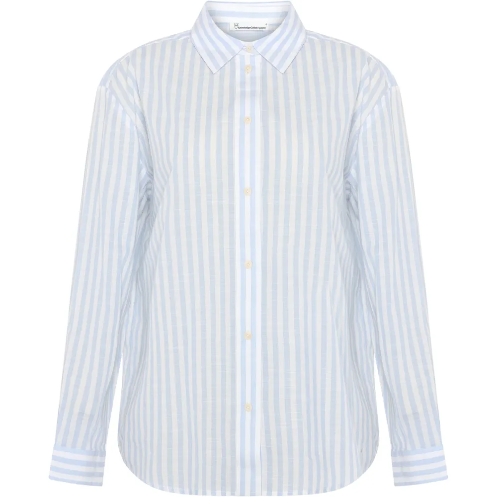 KnowledgeCotton Apparel Damen Yarn Dyed Bluse