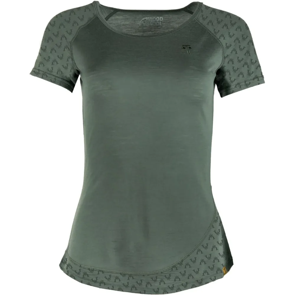 Grüezi Bag Damen Deanna Boulder WoodWool T-Shirt