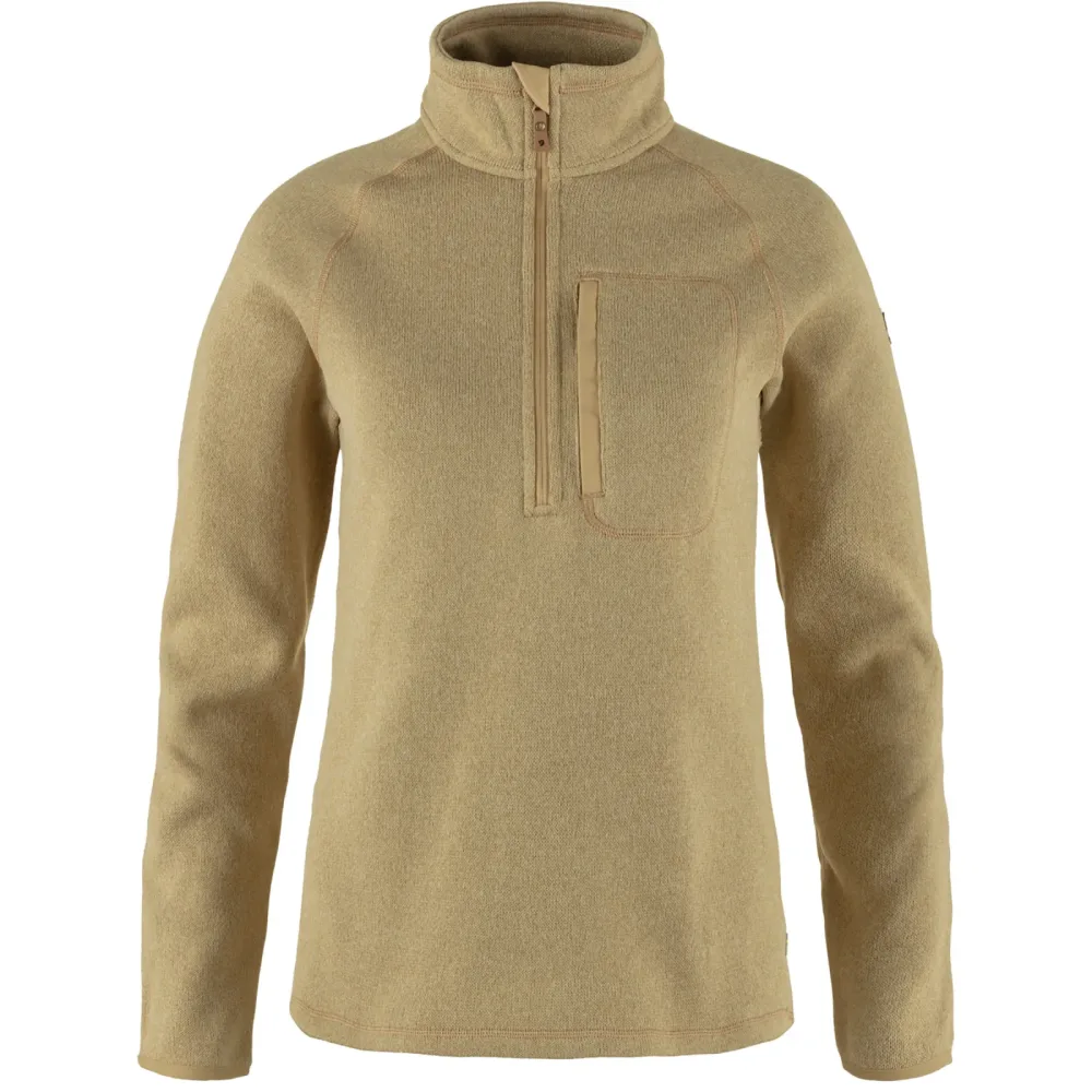 Fjällräven Damen Övik Fleece Half Zip Pullover