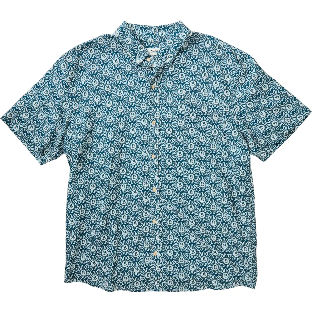 Brava Fabrics Herren Asis Percales Daisy Boxy Hemd