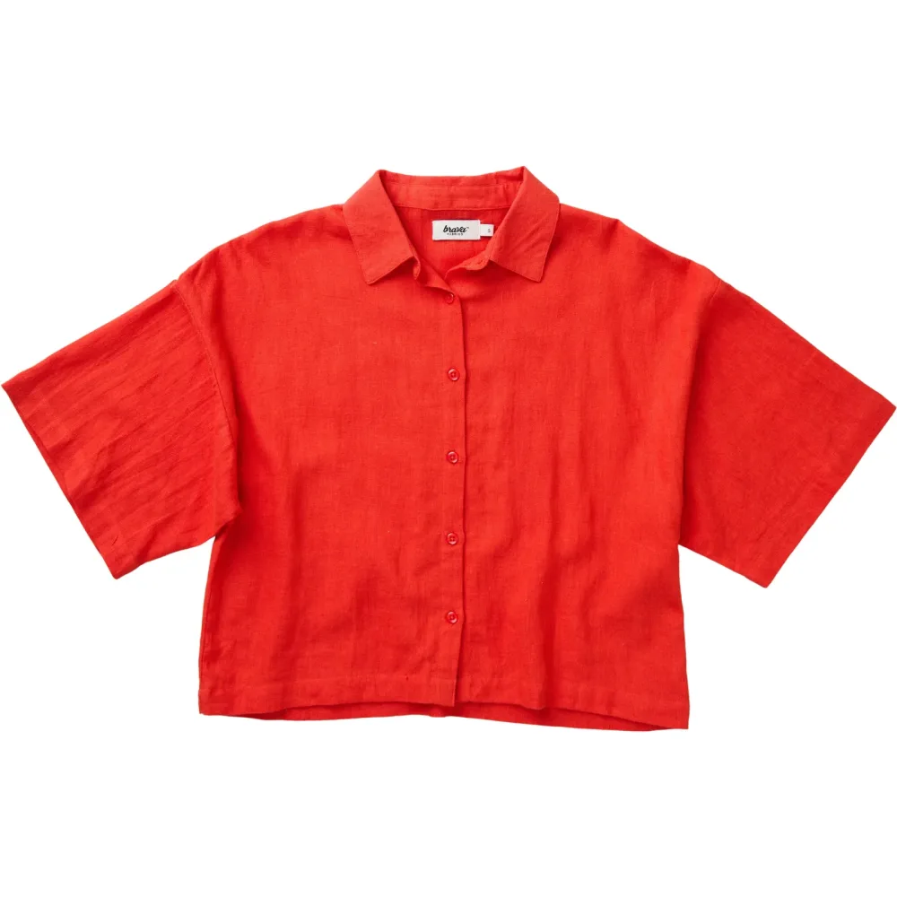 Brava Fabrics Damen Boxy Squared Bluse