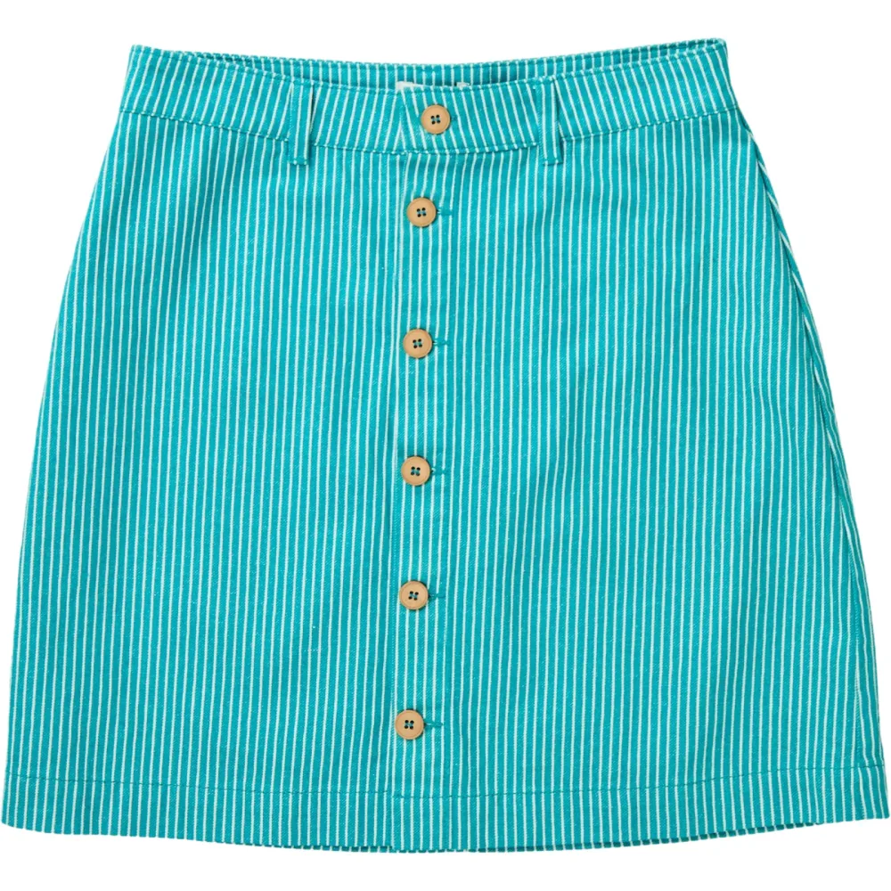 Brava Fabrics Damen Denim Stripes Mini Rock