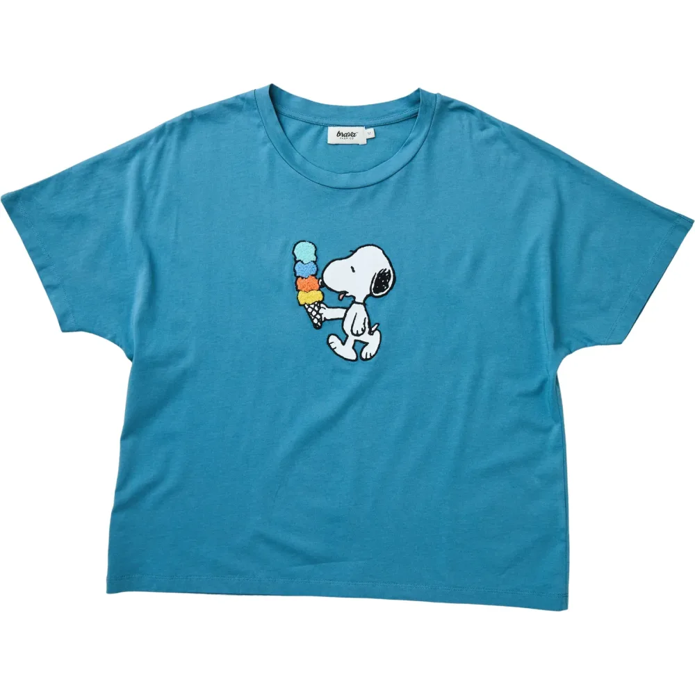 Brava Fabrics Damen Peanuts Icecream T-Shirt