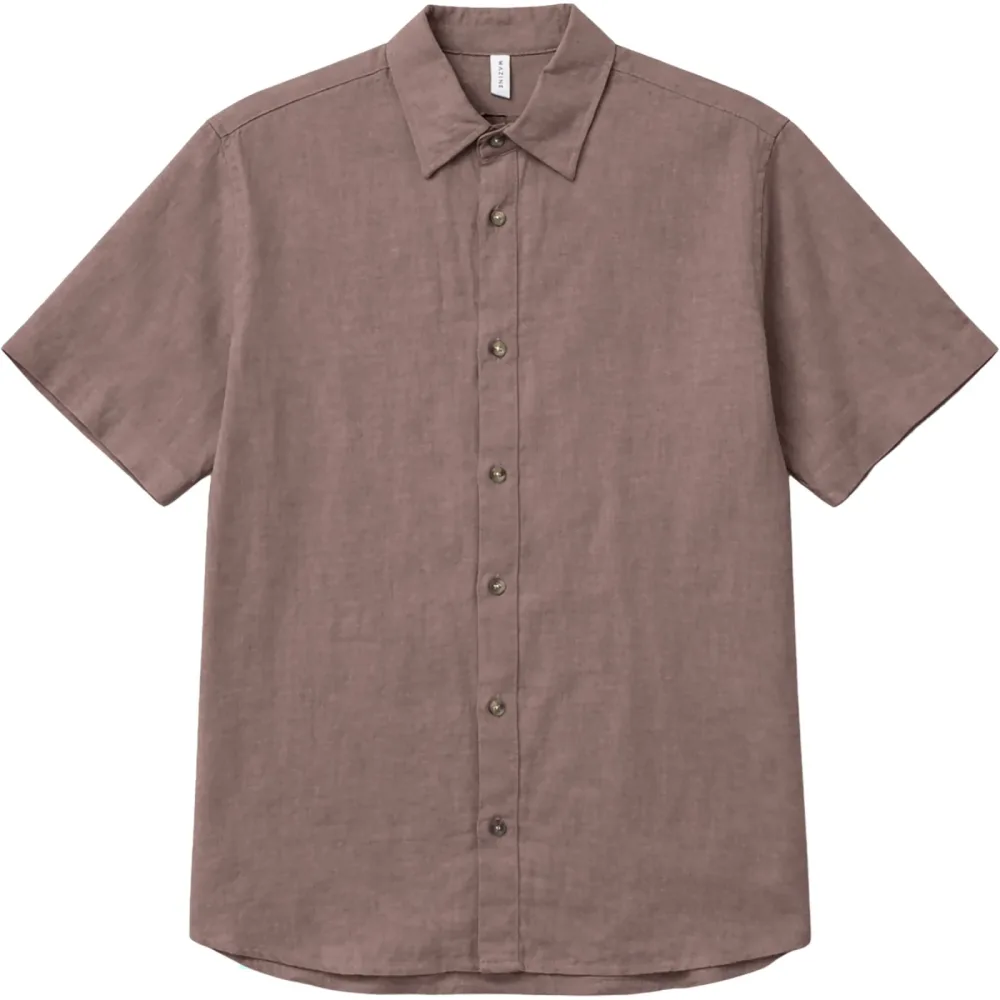 Mazine Herren Shortsleeve Linen Hemd