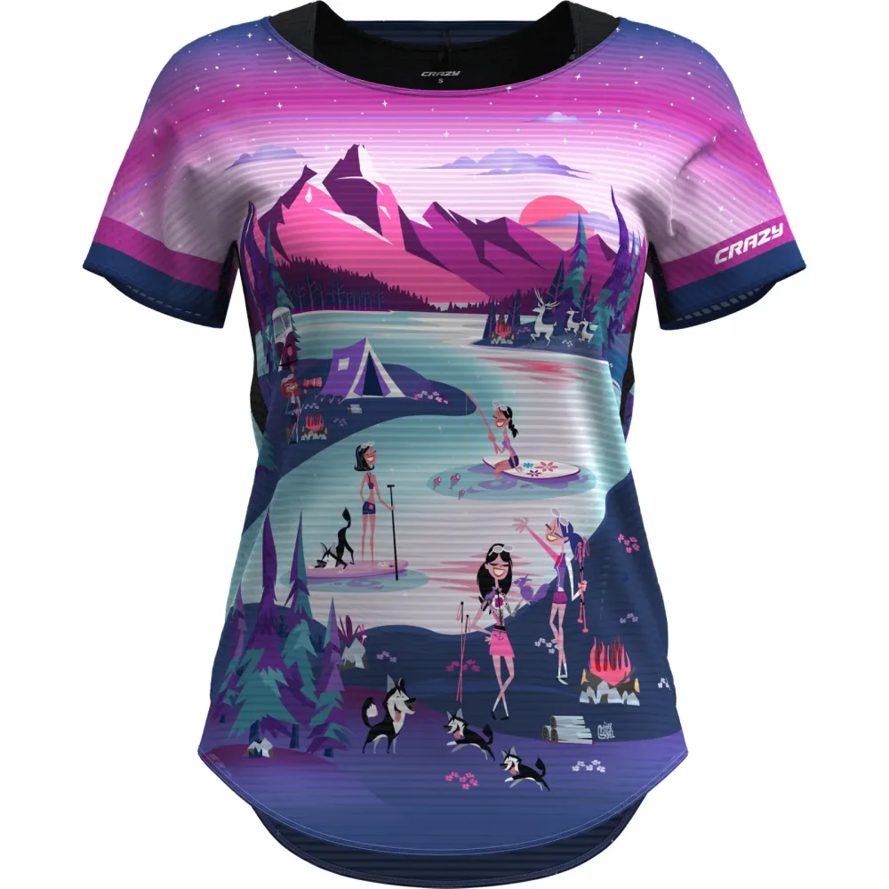 Crazy Damen Slash T-Shirt