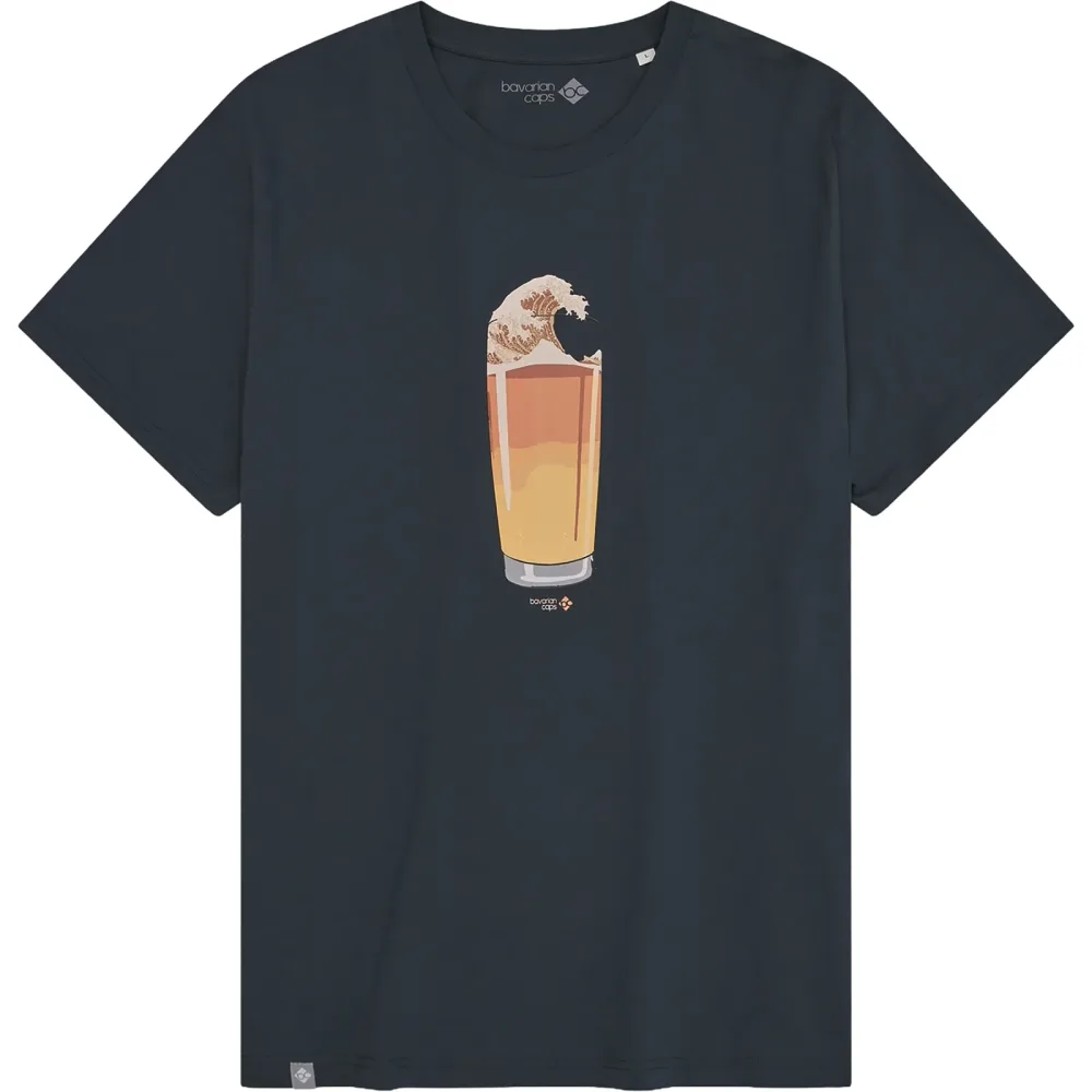 Bavarian Caps Herren Bierwelle T-Shirt