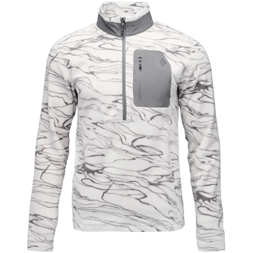 Black Diamond Herren Rift Half Zip Fleece Pullover