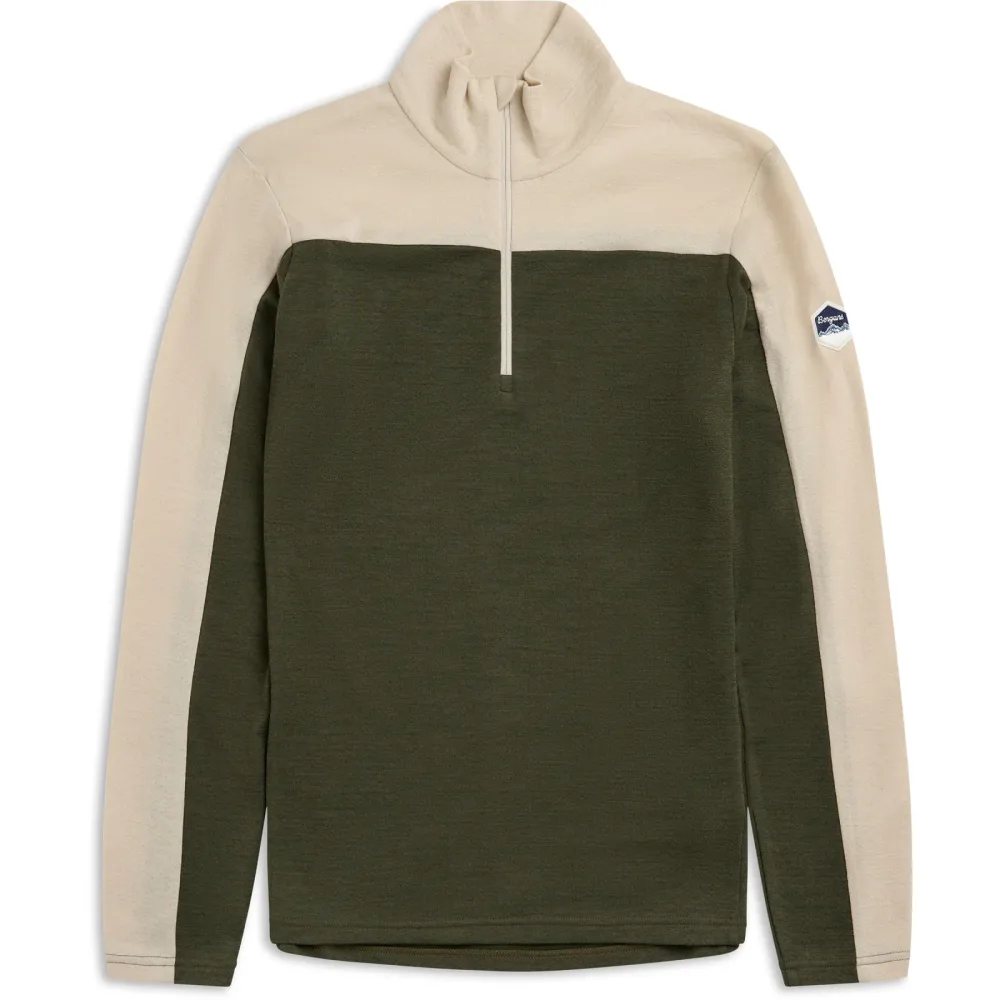 Bergans Herren Inner:Dual Merino Half Zip Longsleeve