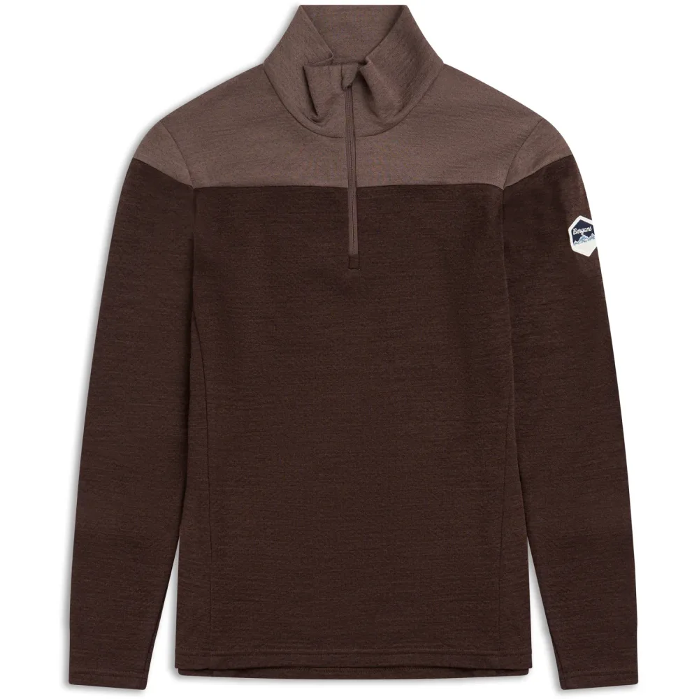 Bergans Damen Inner:Dual Merino Half Zip Longsleeve