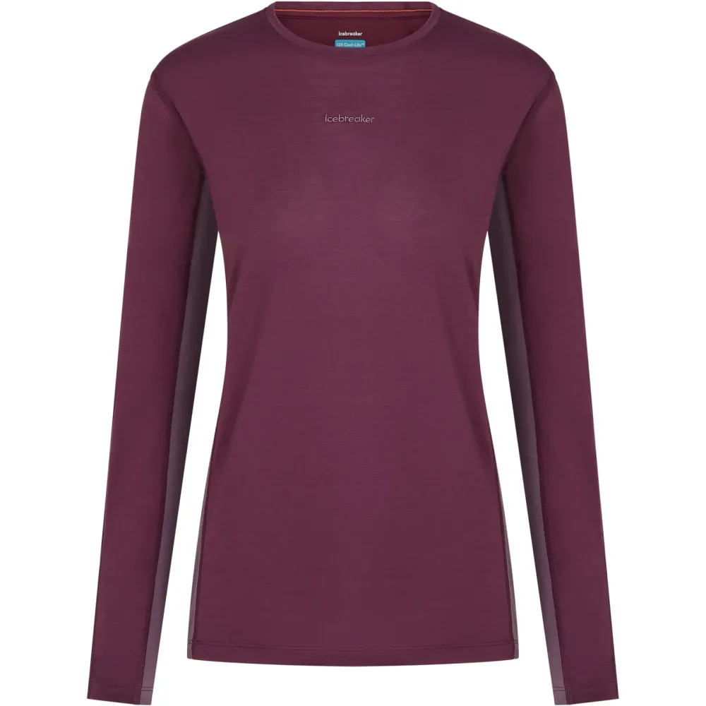 Icebreaker Damen 125 Cool-Lite Sphere Colour Block Longsleeve