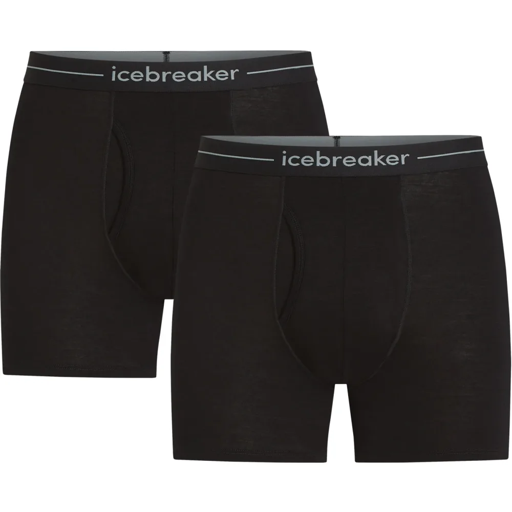 Icebreaker Herren Merino 150 Anatomica wFly 2er Pack Boxer