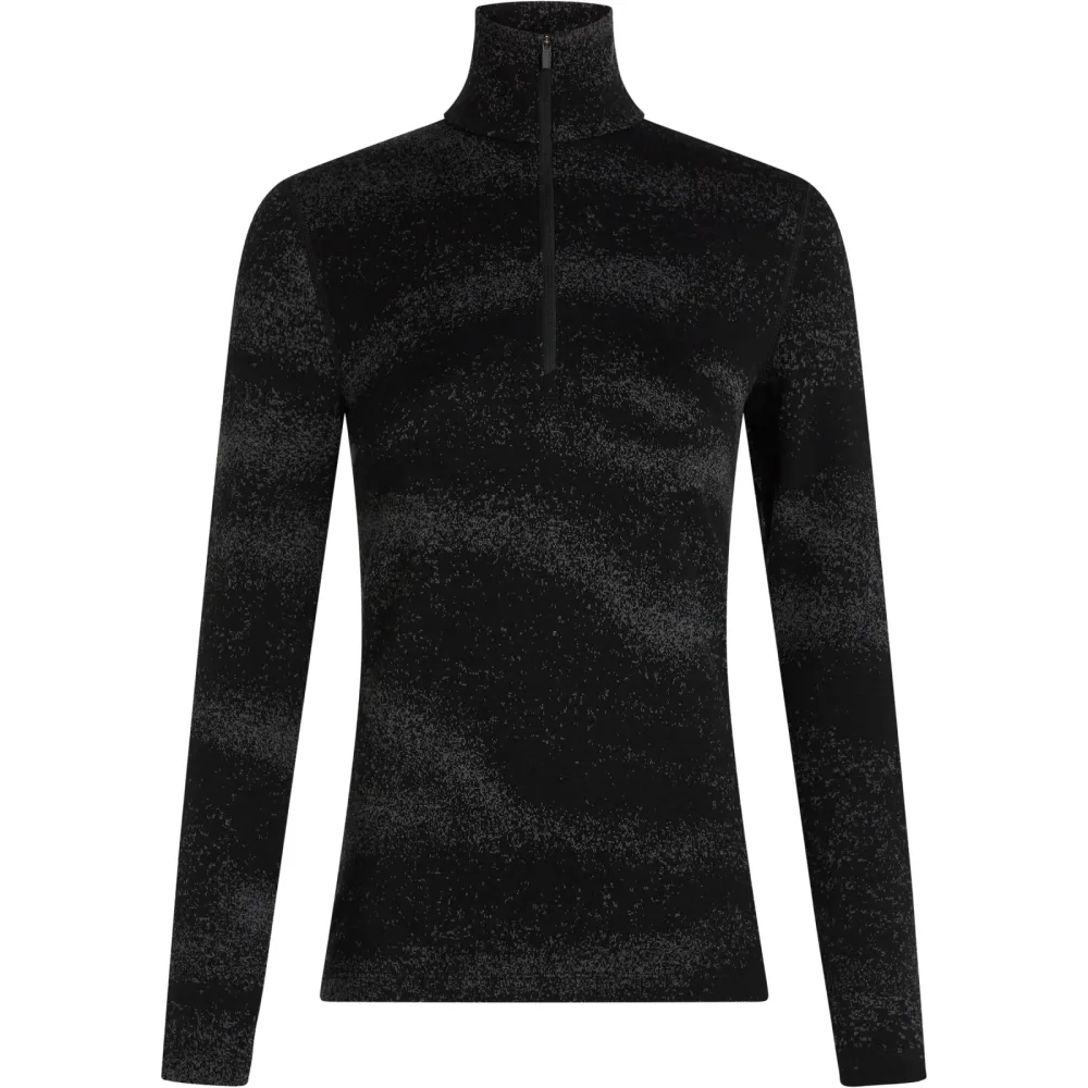 Icebreaker Damen 260 Oasis Vertex Half Zip Chillwave Longsleeve