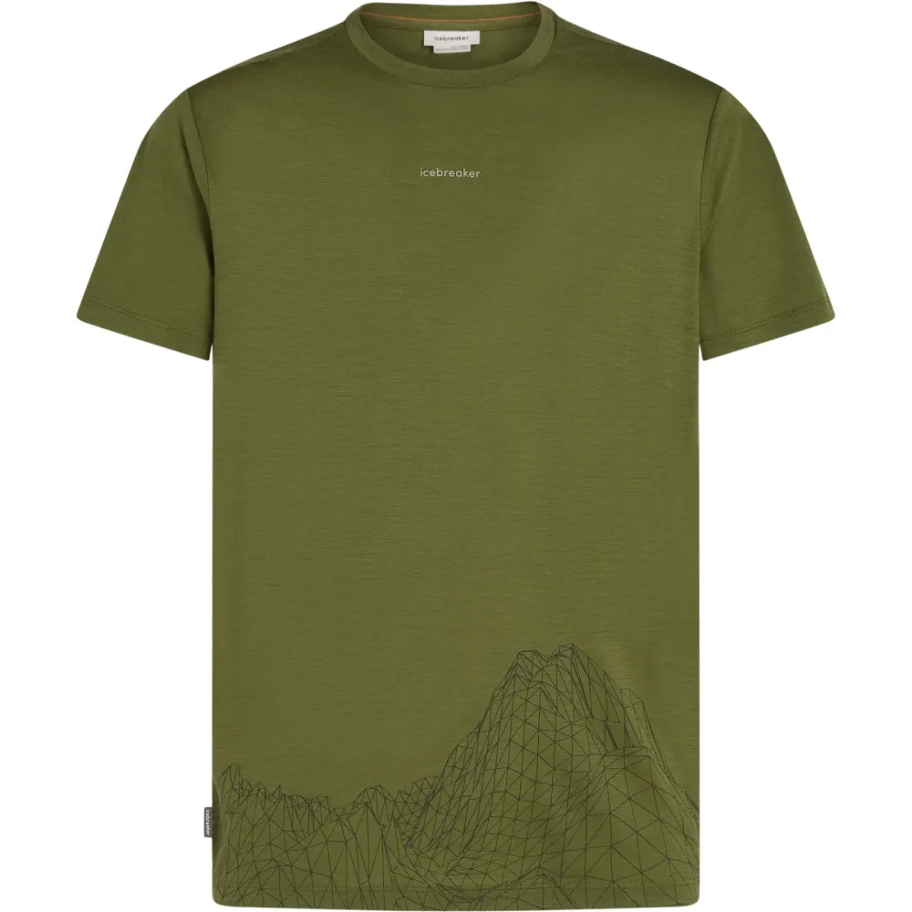 Icebreaker Herren Merino 150 Tech Lite 3D Mapping T-Shirt