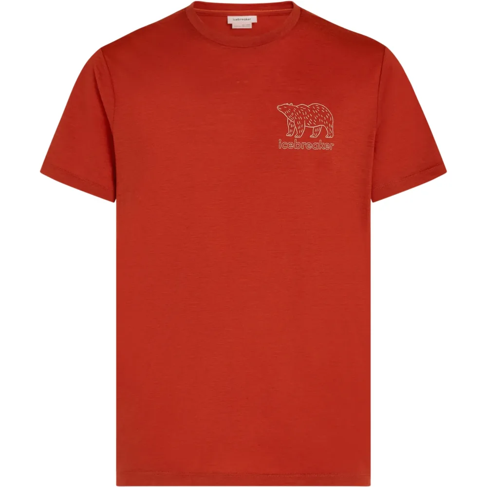 Icebreaker Herren Merino 150 Tech Lite Forest Footsteps T-Shirt