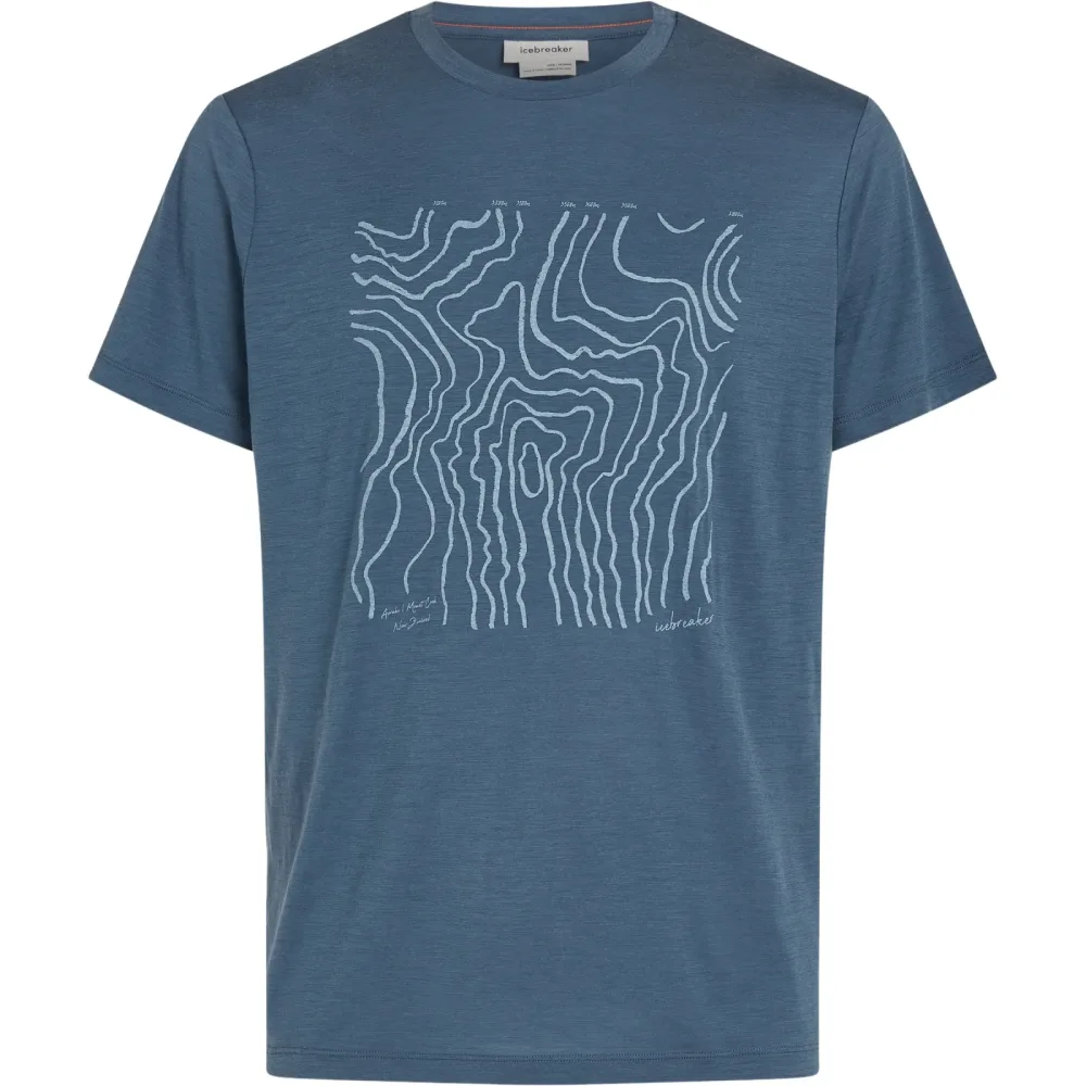 Icebreaker Herren Merino 150 Tech Lite Great Heights T-Shirt