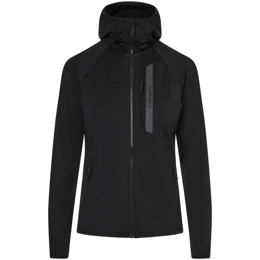 Bergzeit Basics Damen Allalinhorn Fleece Hoodie Jacke