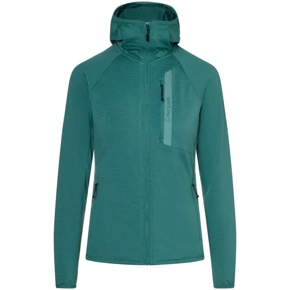 Bergzeit Basics Damen Allalinhorn Fleece Hoodie Jacke