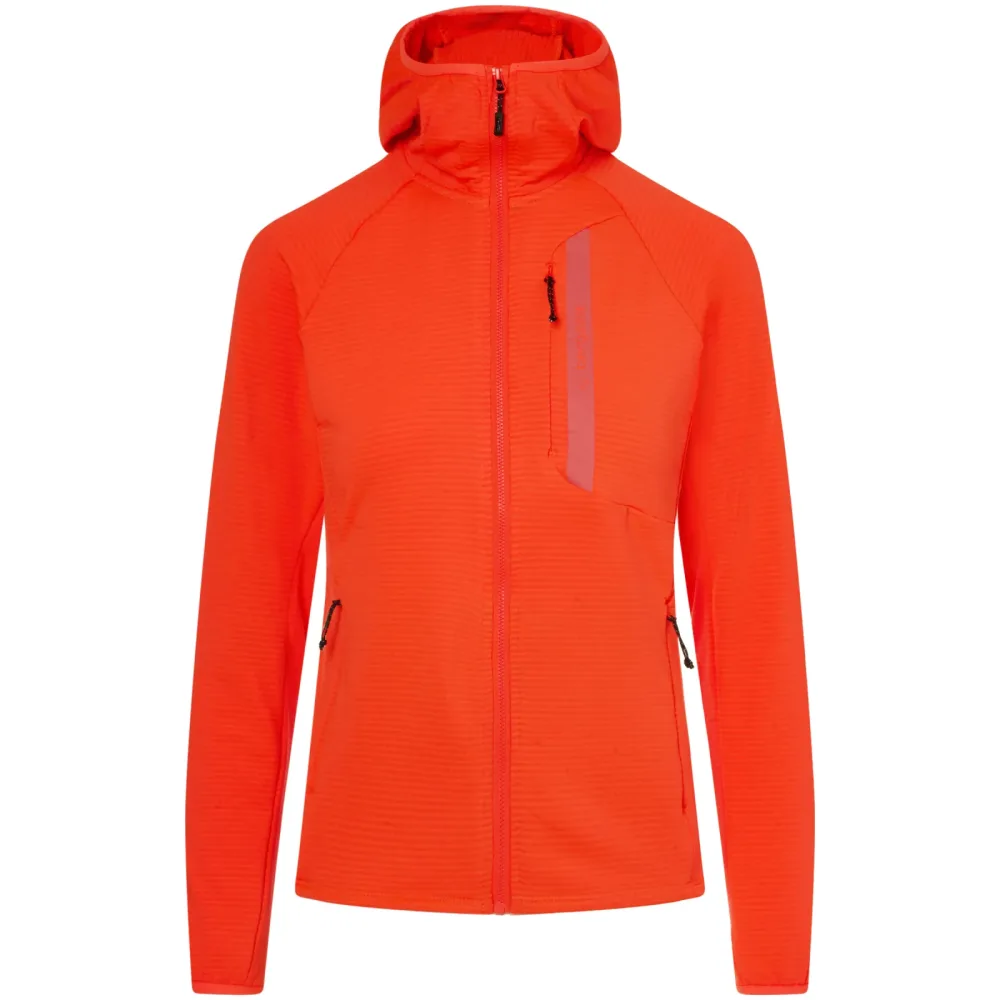 Bergzeit Basics Damen Allalinhorn Fleece Hoodie Jacke