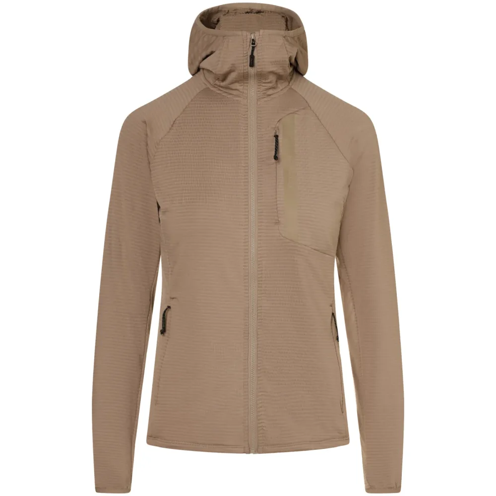 Bergzeit Basics Damen Allalinhorn Fleece Hoodie Jacke