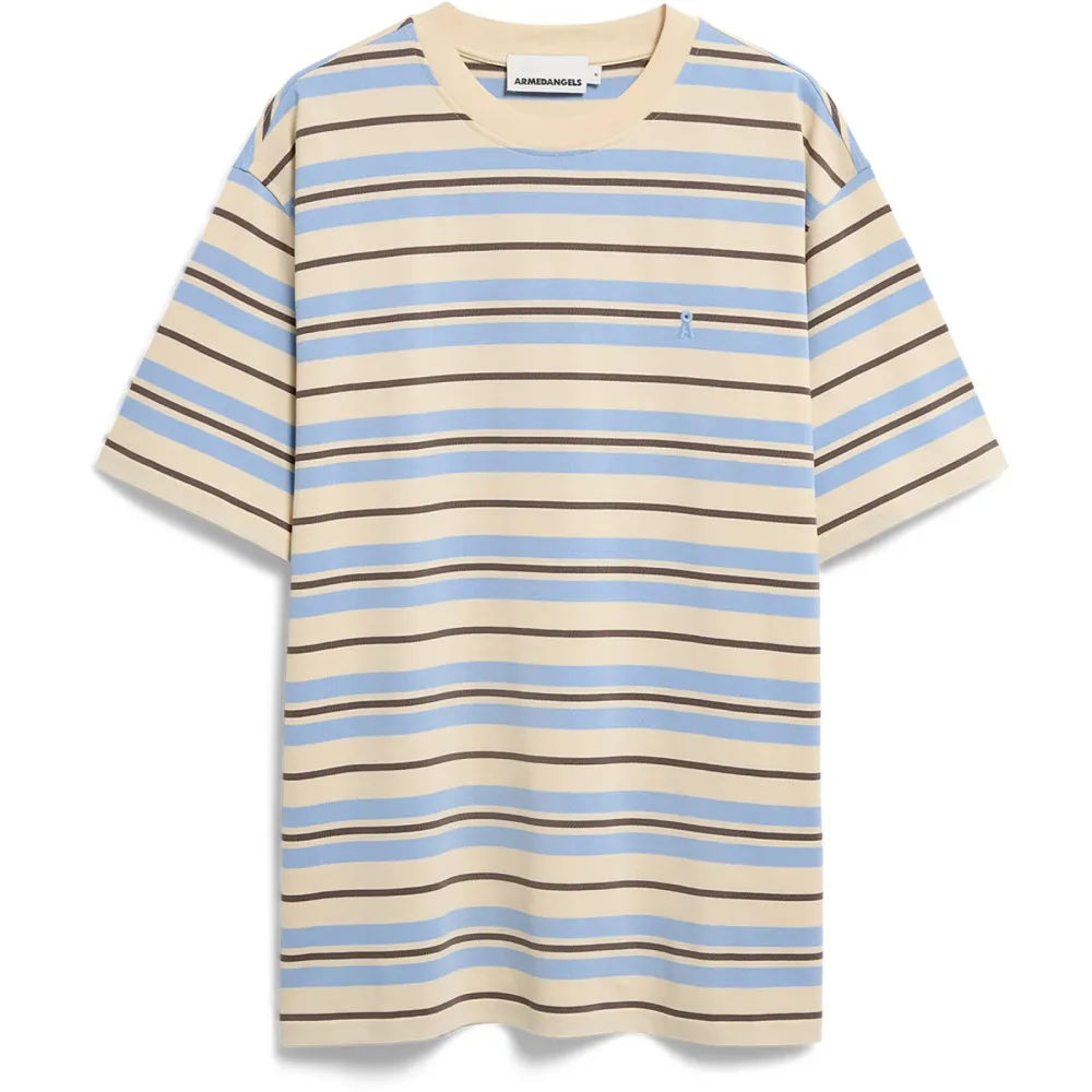 Armedangels Herren Maarkos Stripes T-Shirt