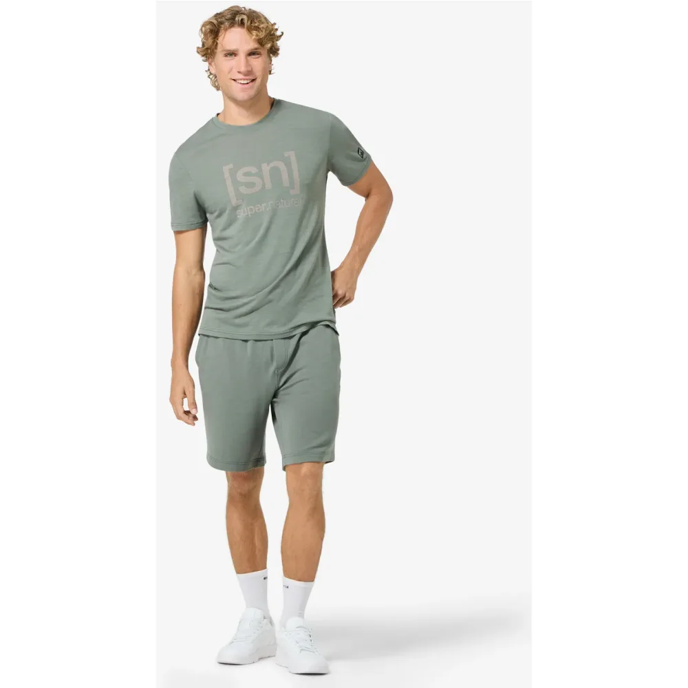 Super.Natural Herren Denim Logo T-Shirt