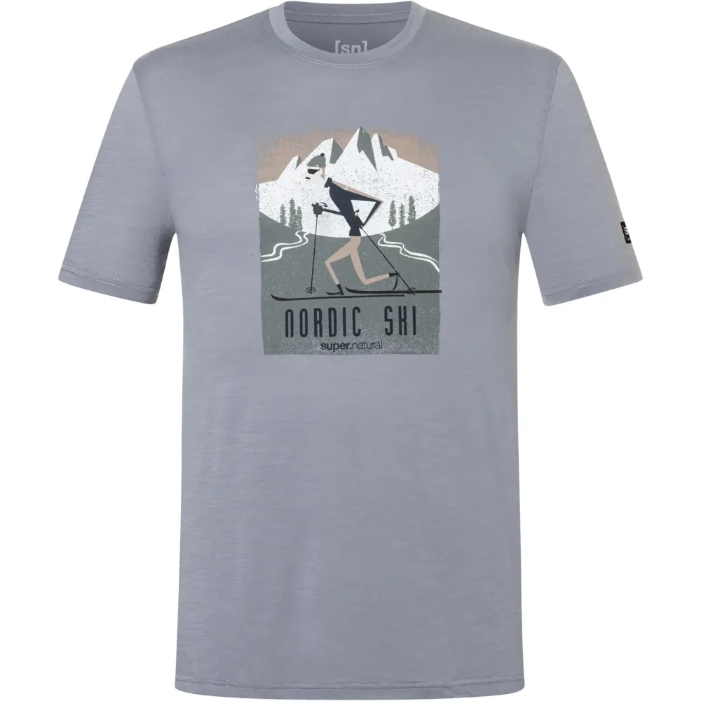 Super.Natural Herren Nordic Ski T-Shirt