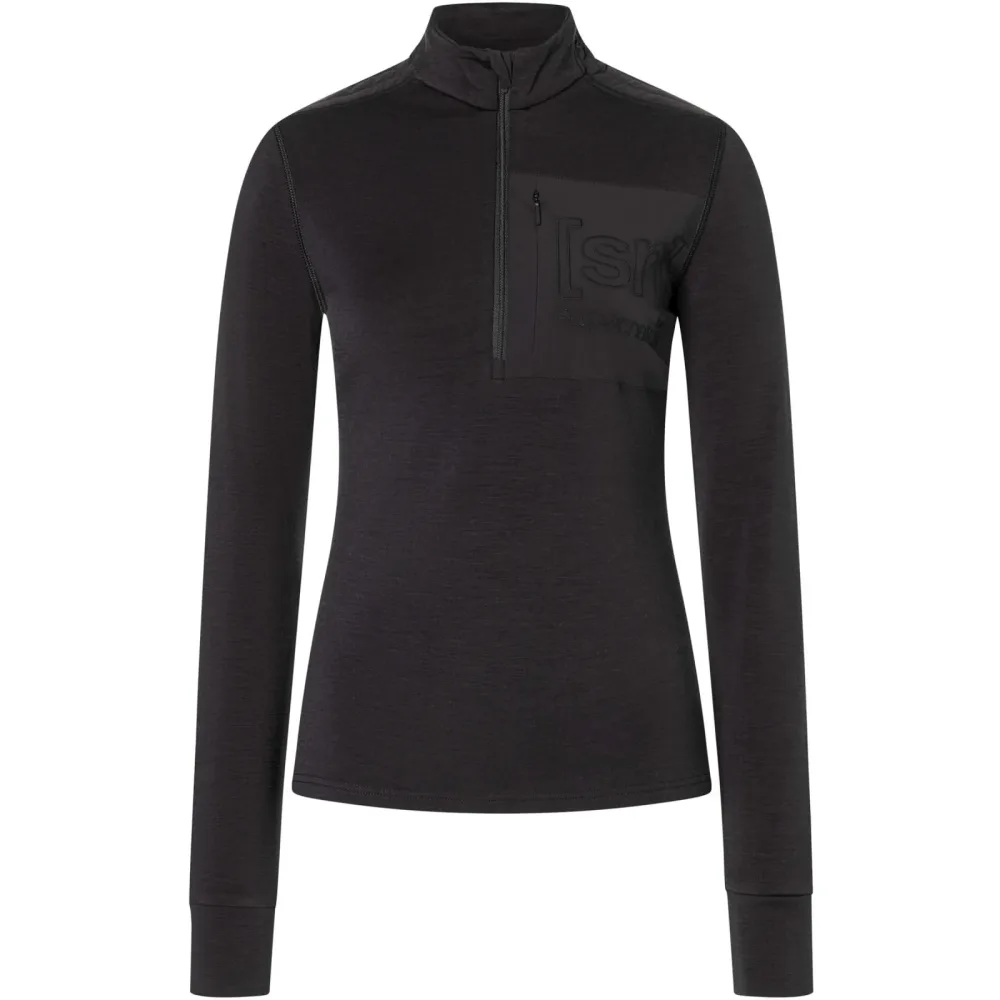 Super.Natural Damen Shoulder Guard 1/4 Zip Pullover