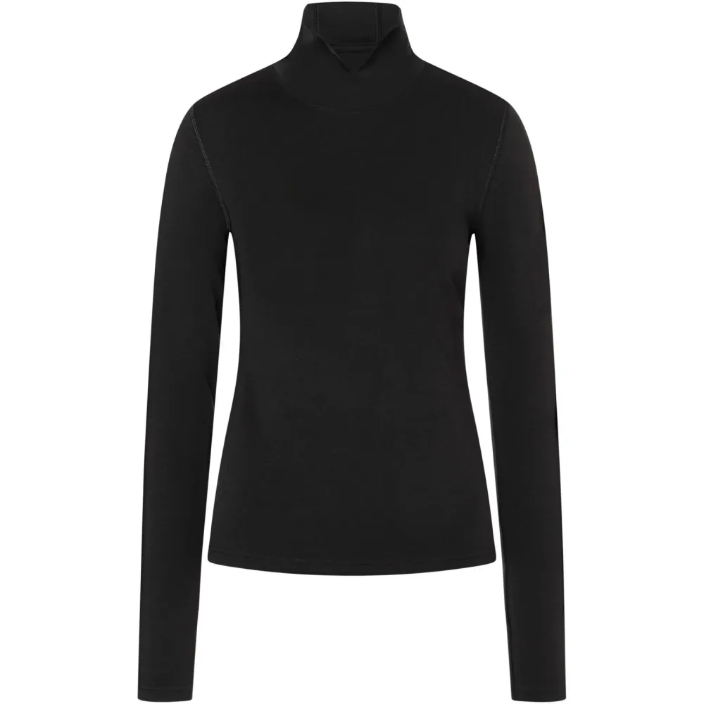 Super.Natural Damen Lux Split Turtleneck Longsleeve