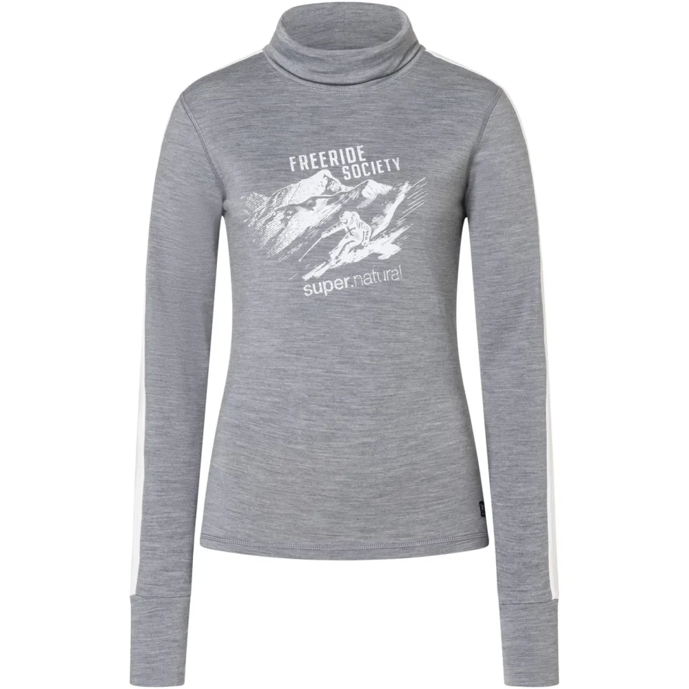 Super.Natural Damen Freeride Roll Neck Pullover