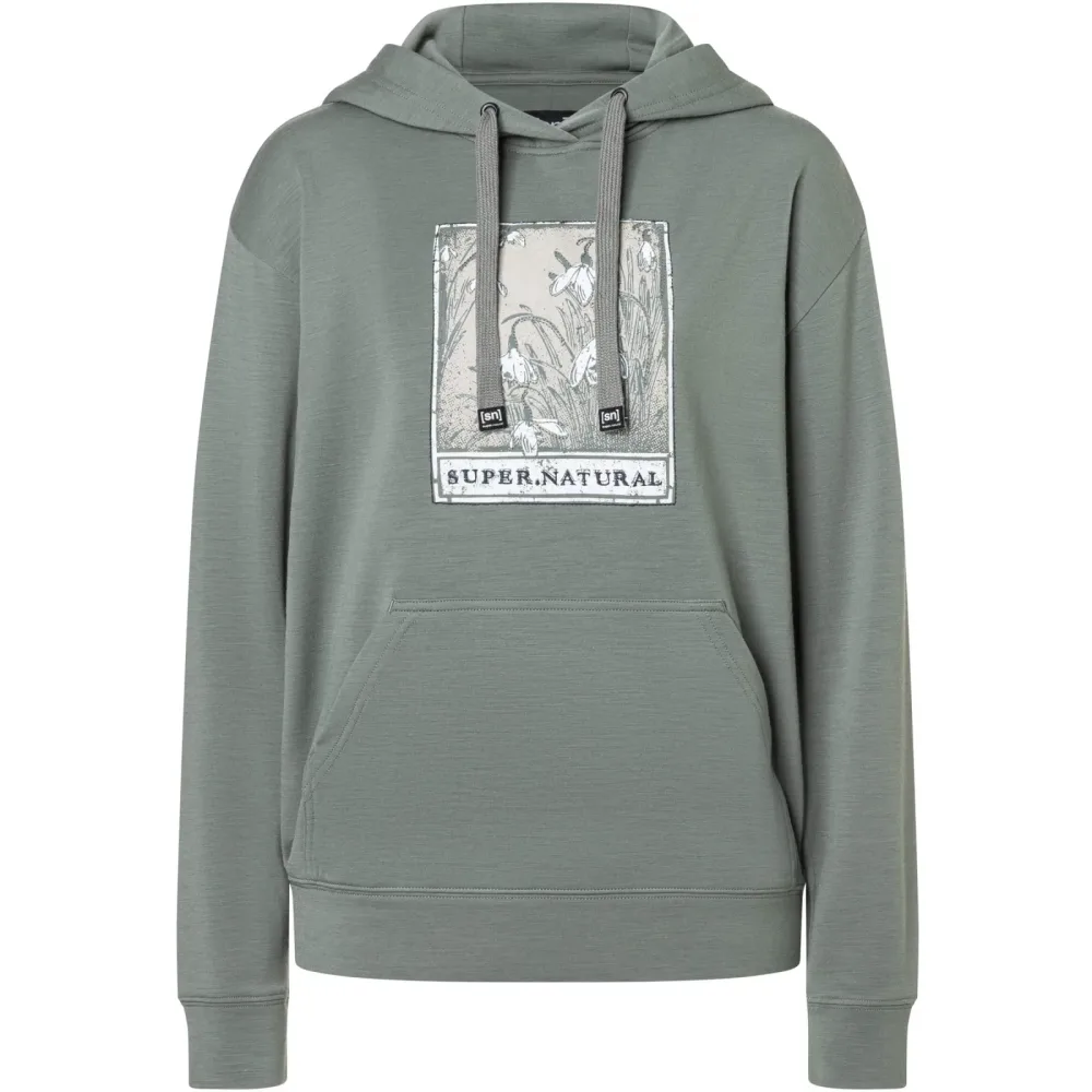 Super.Natural Damen Snowdrops Hoodie