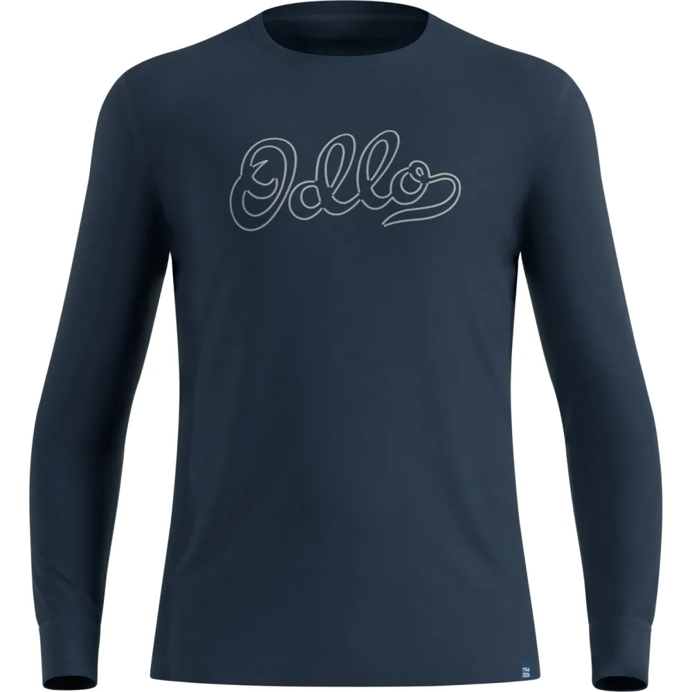 Odlo Herren Merino 200 80 Years Bl Crew Longsleeve