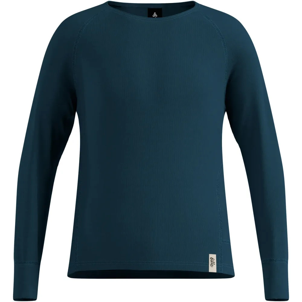 Odlo Kinder Active X-Warm Bl Crew Longsleeve