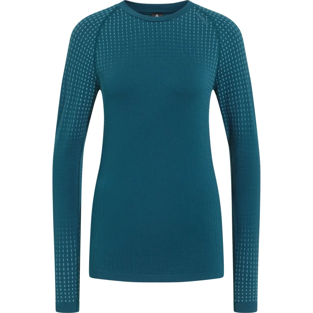 Odlo Damen Performance Warm Bl Crew Longsleeve