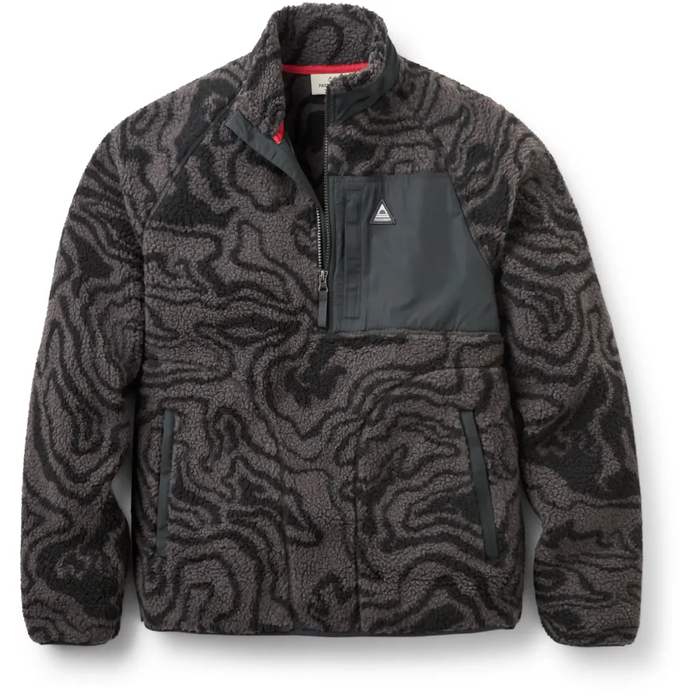 Passenger Herren Offroad 2.0 Sherpa 1/2 Zip Fleece Jacke