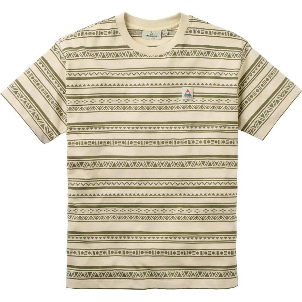 Passenger Herren Mellower Jacquard Relaxed Fit T-shirt