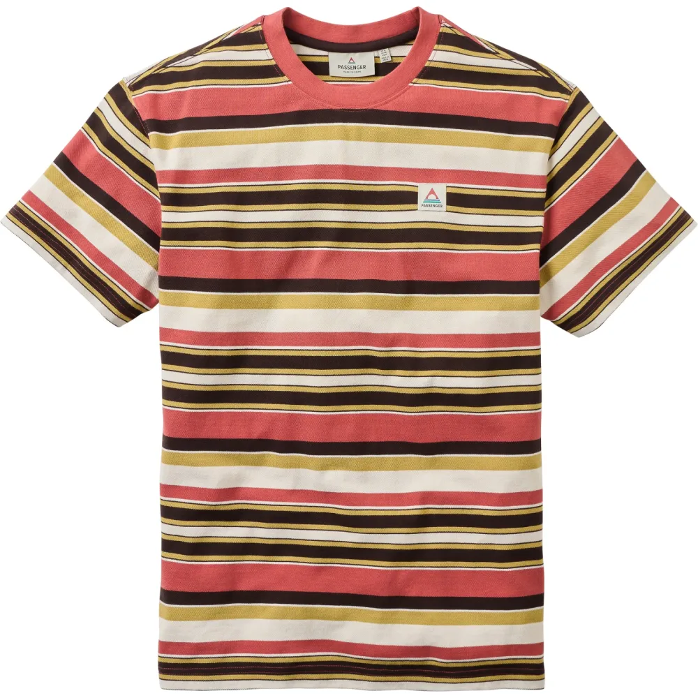 Passenger Herren Wild Pine Texture Stripe T-shirt