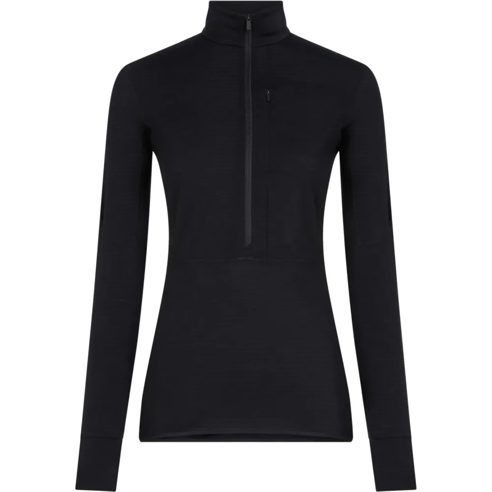 Icebreaker Damen 200 RealFleece Descender Half Zip Longsleeve